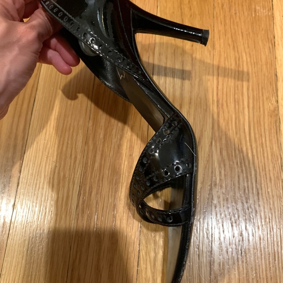 Glossy black Roger Vivier high-heeled sandals - size 35 - Picture 3 of 7